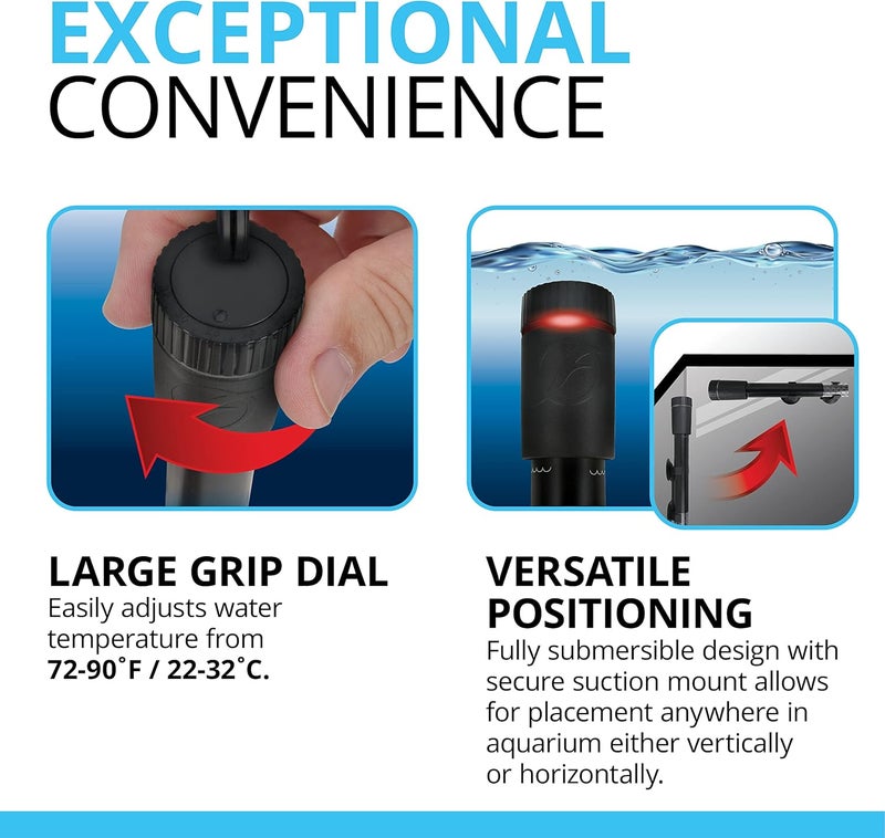 Fluval T50 Fully Electronic Heater for Freshwater Aquariums up to 15 Gal. - Image 4